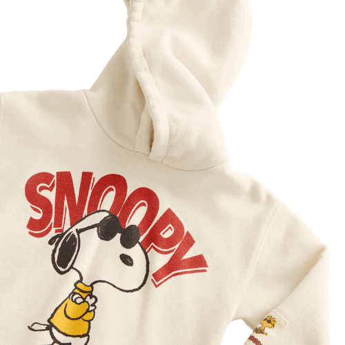 Snoopy Baskılı Kapüşonlu Sweatshirt Takım